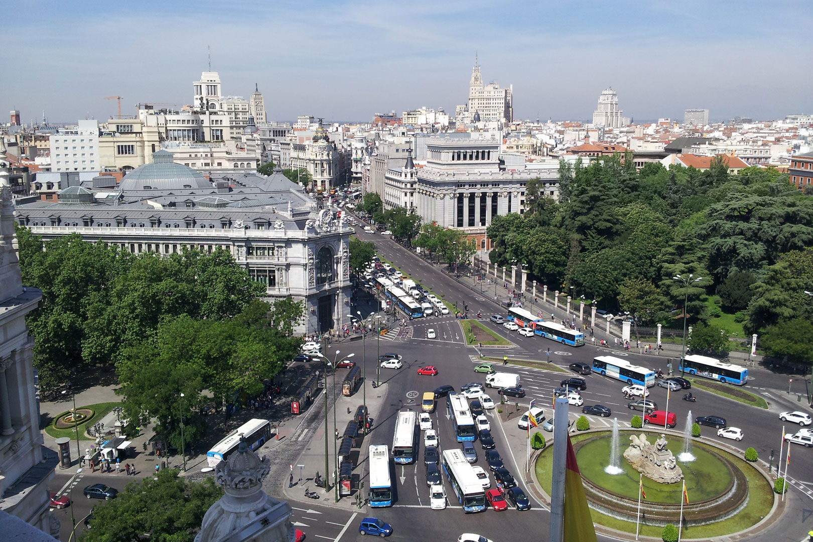 Stadtansicht von Madrid