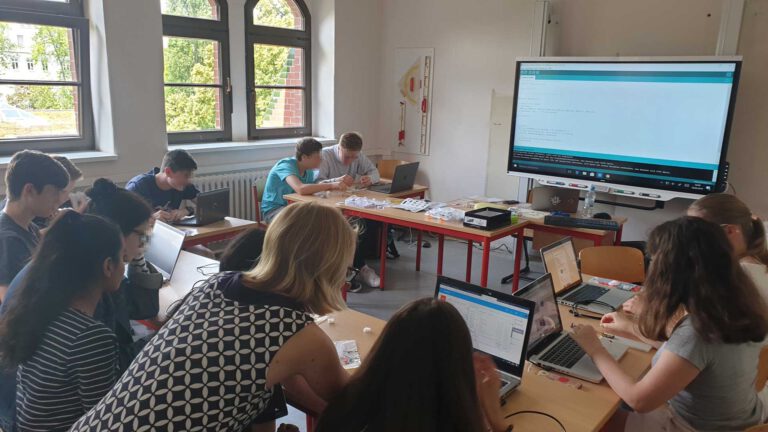 Informatikunterricht an der Gutenbergschule