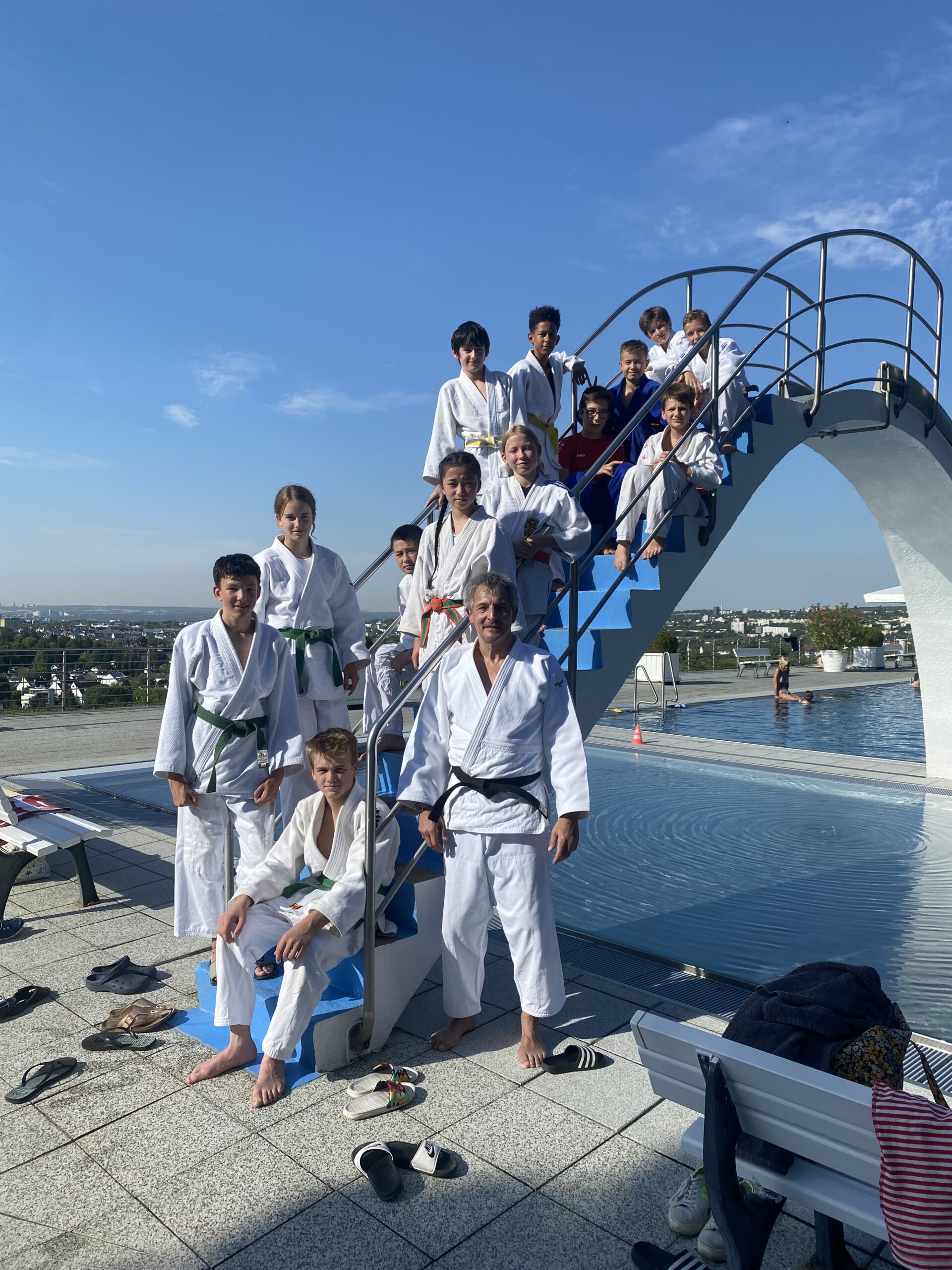 GBS Judoka Train In The Opelbad Gutenberg School Archysport